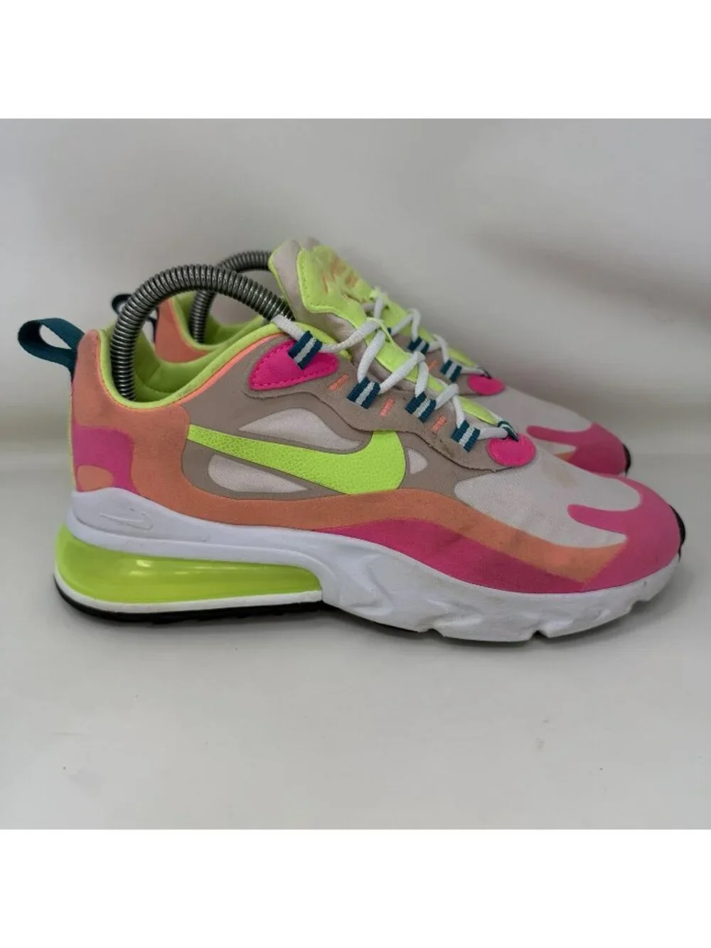 Nike Air Max 270 React Running Shoes Multicolor Women’s Size 7.5
